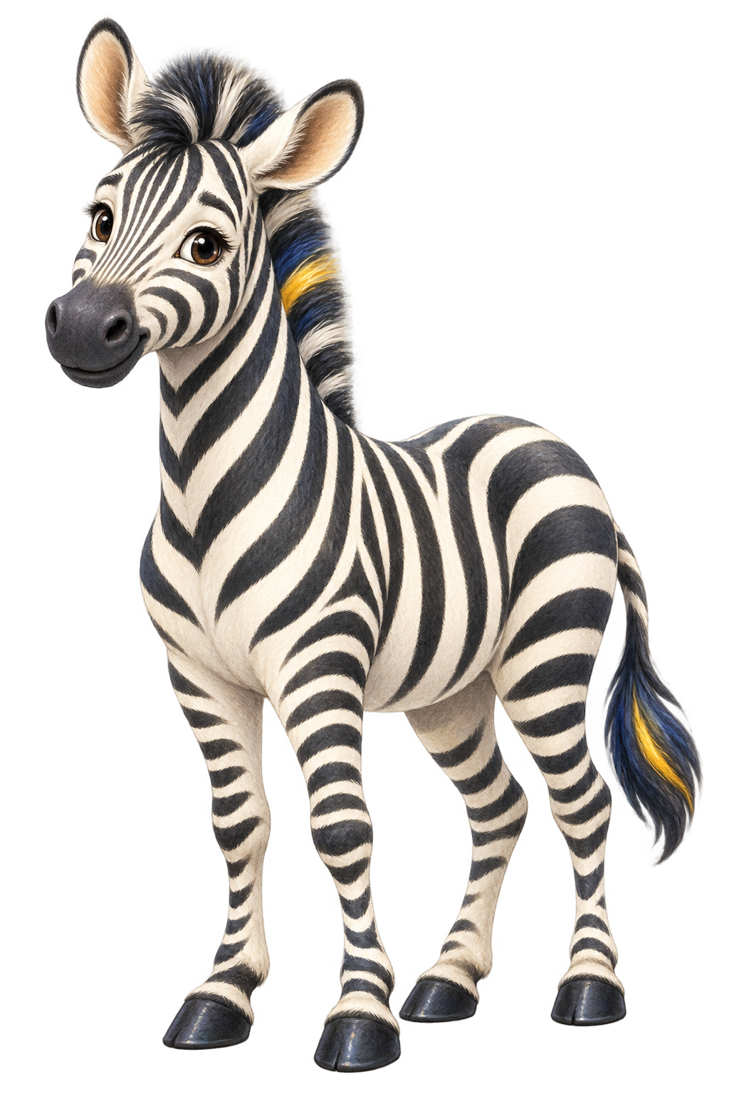 Curious zebra